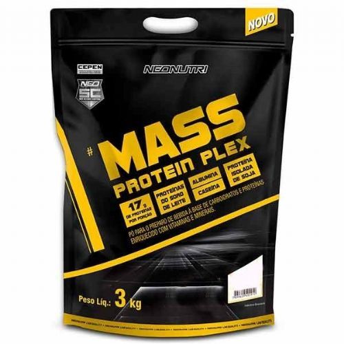 Mass Protein Plex - 3000g Morango - NeoNutri