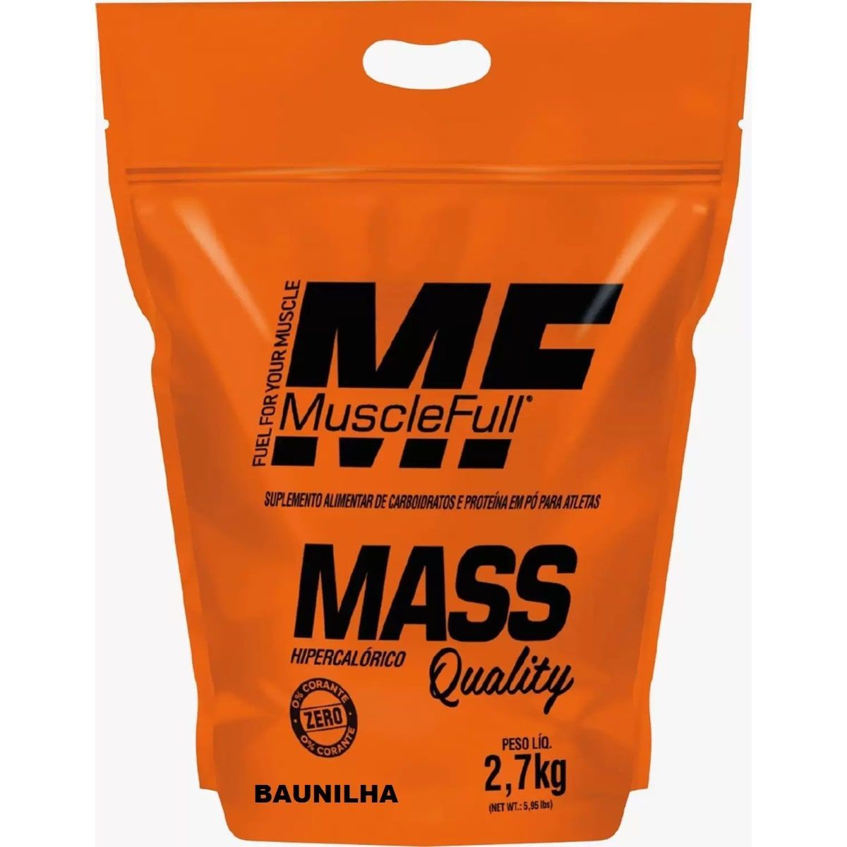 Mass Quality - 2700g Refil Baunilha - MuscleFull