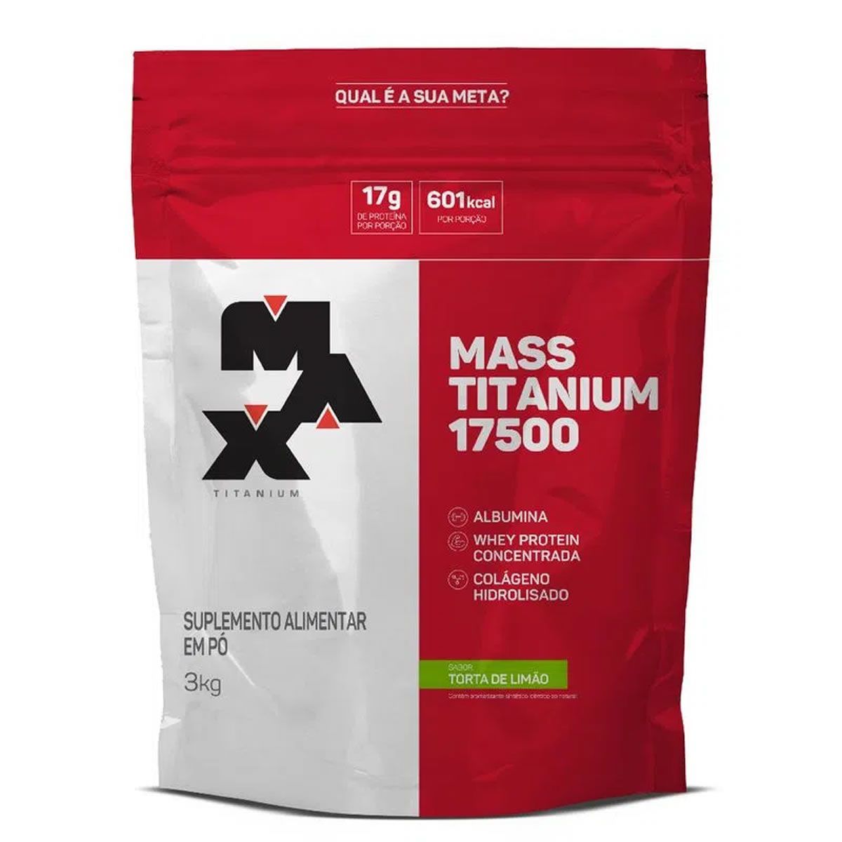 Mass Titanium 17500 - 3000g Refil Torta de Lim�o - Max Titanium