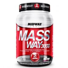 Mass Way 3000 - 1000g Morango - Midway