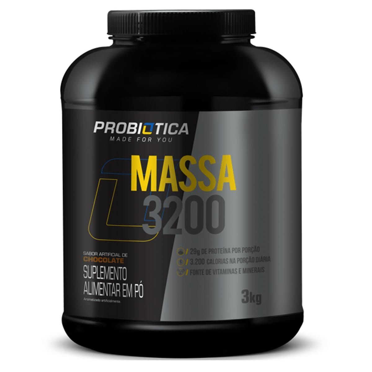 Massa 3200 - 3000g Chocolate - Probi�tica