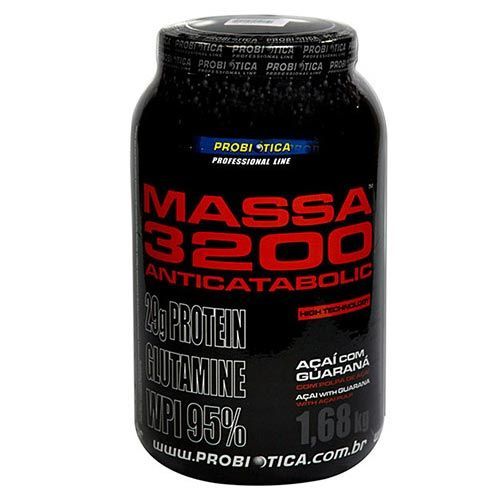 Massa 3200 Anti-catabolic - 1680g A�a� com Guaran� - Probi�tica