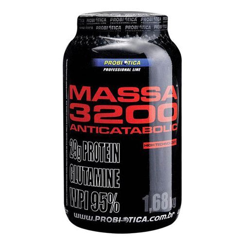 Massa 3200 Anti-catabolic - 1680g Morango - Probi�tica