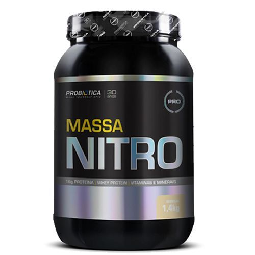 Massa Nitro - 1400g Baunilha - Probi�tica