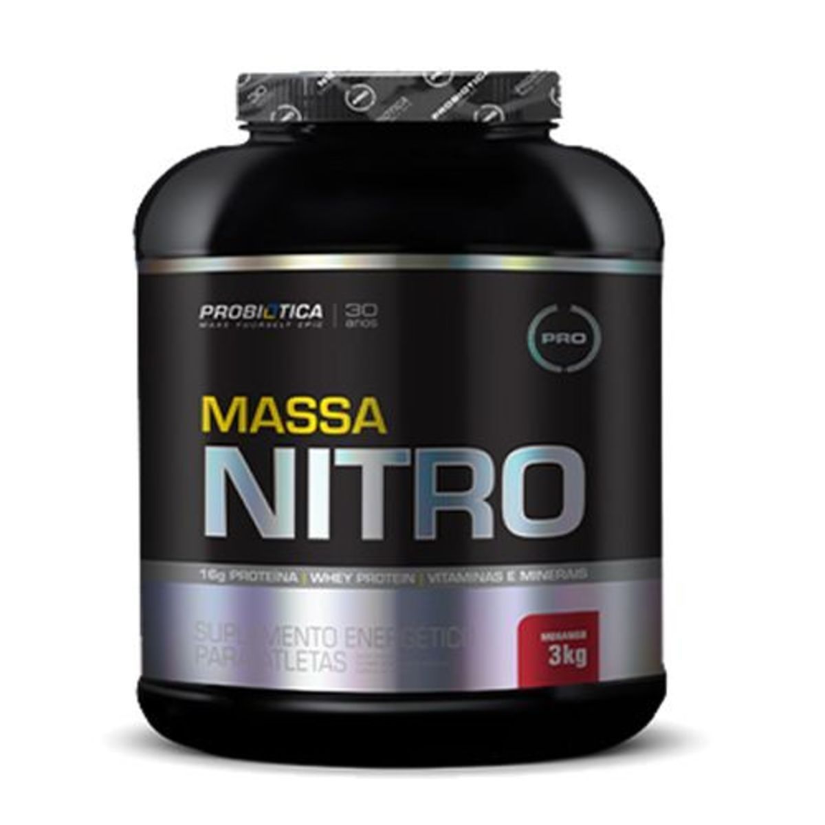Massa Nitro - 3000g Morango - Probi�tica