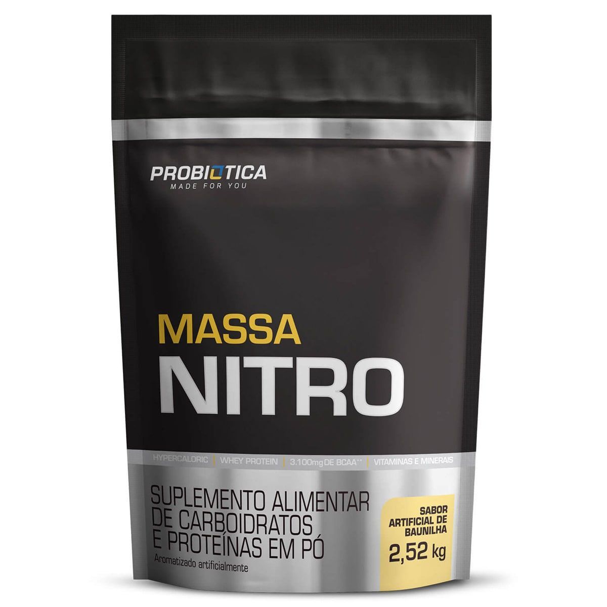 Massa Nitro - Refil 2.520g Baunilha  - Probi�tica*** Data Venc. 04/11/22