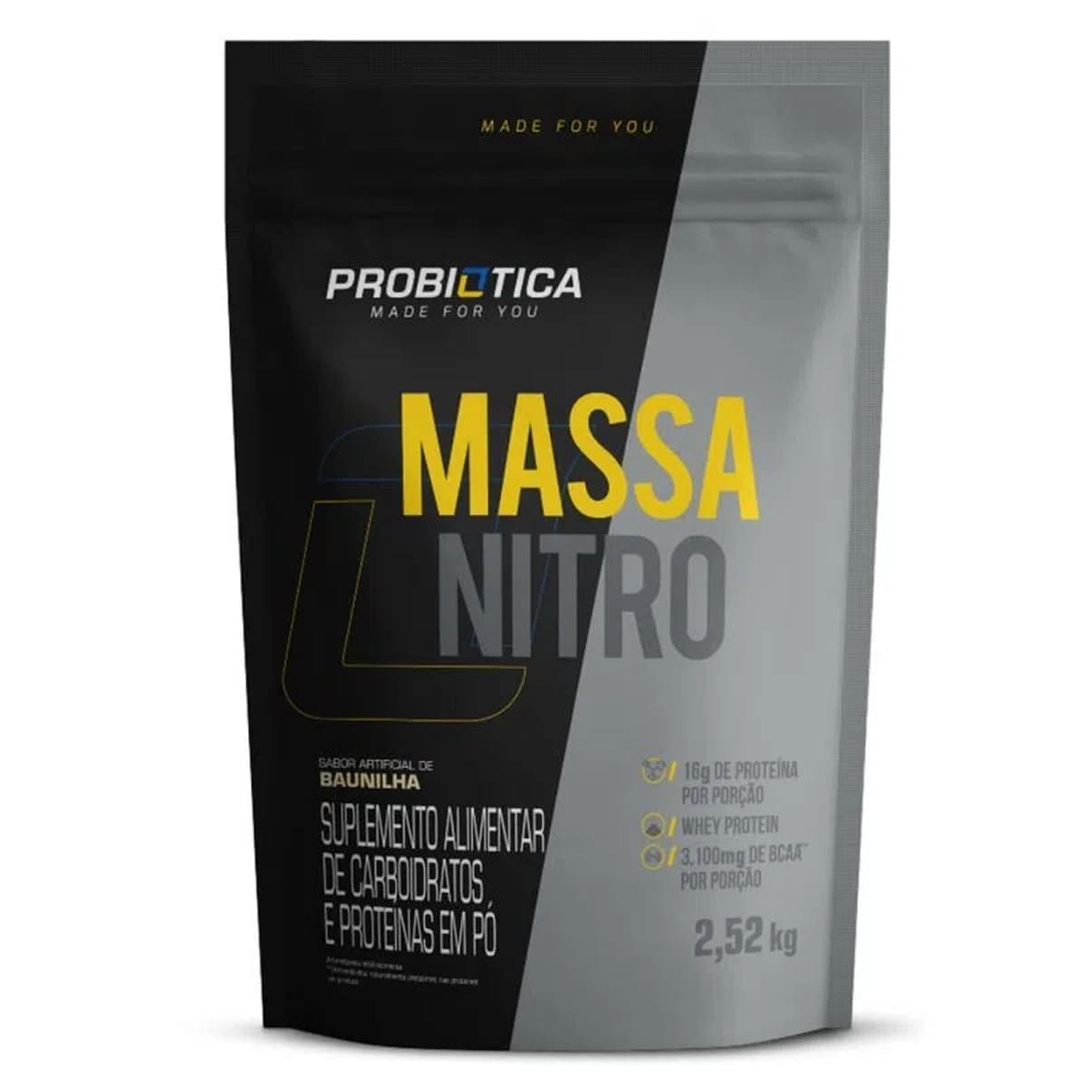 Massa Nitro - Refil 2.520g Baunilha  - Probi�tica*** Data Venc. 29/10/2025