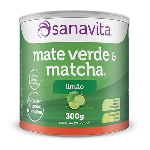 Mate Verde & Matcha - 300g Lim�o - Sanavita