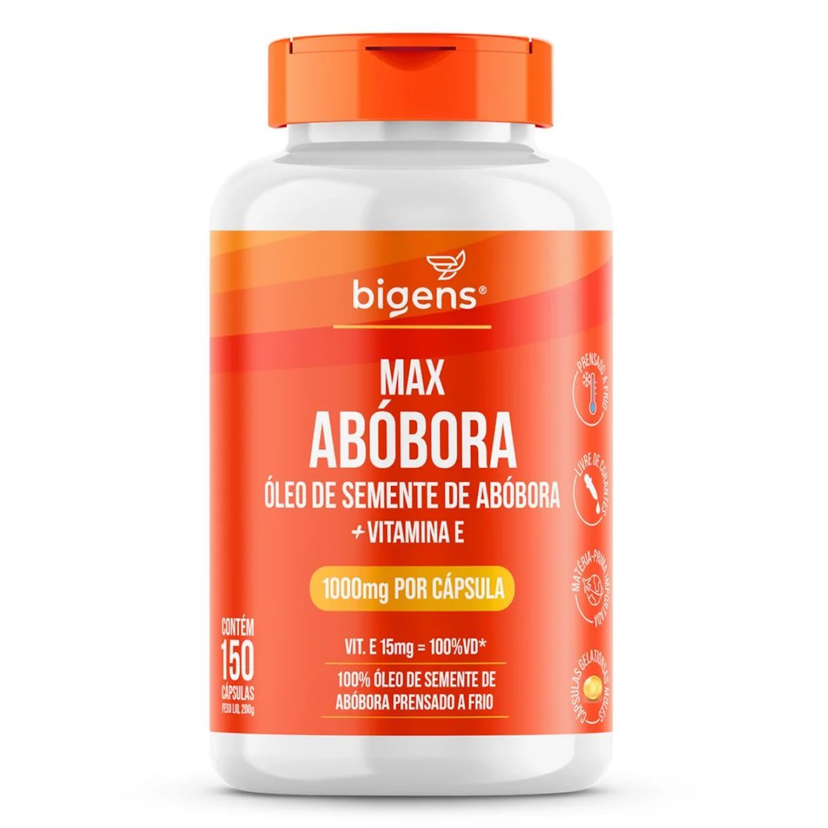 Max Ab�bora 1000mg - 150 C�psulas - Bigens