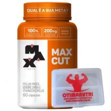 Max Cut - 60 Capsulas + Porta C�psulas transparente - Max Titanium