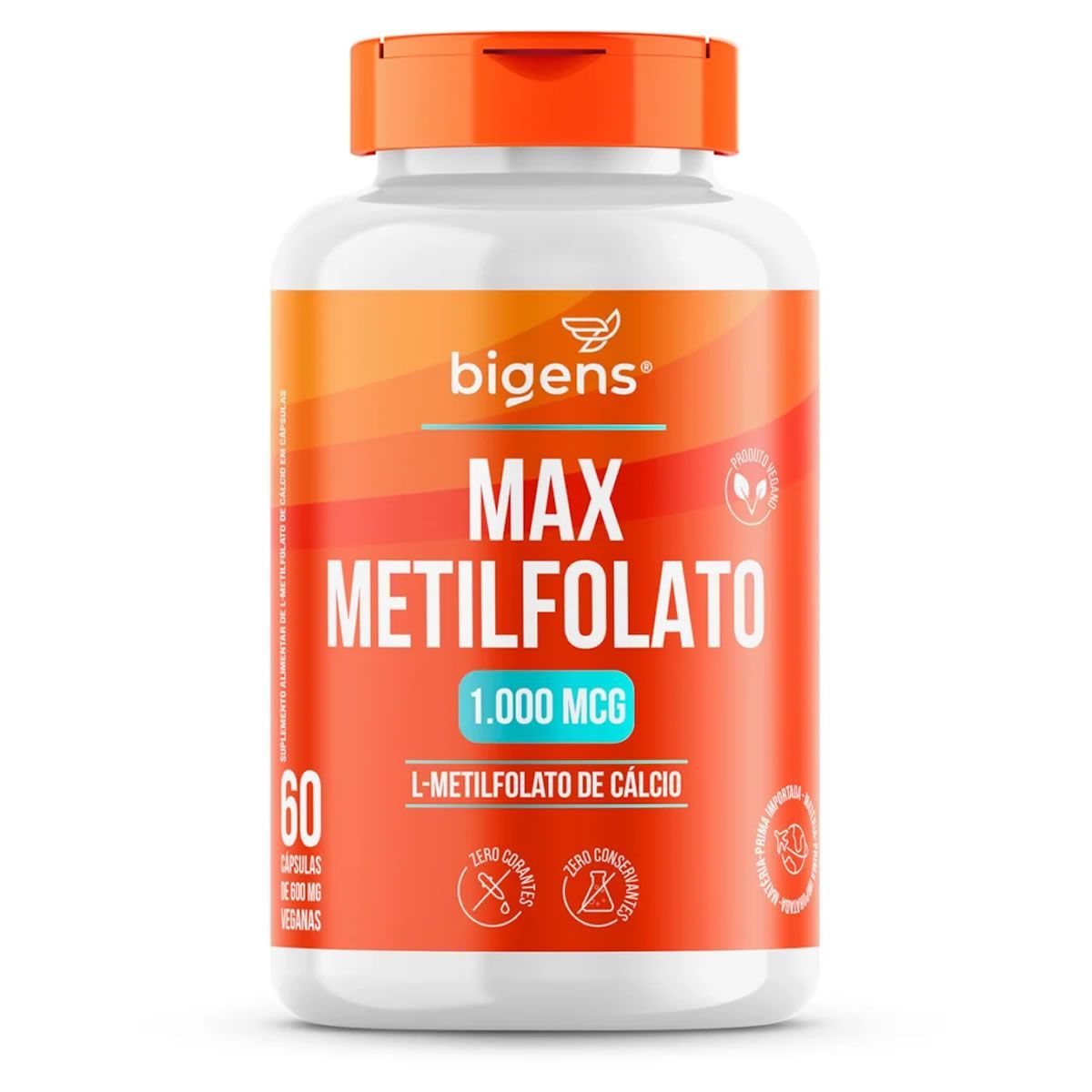 Max Metilfolato 1000mcg - 60 C�psulas - Bigens
