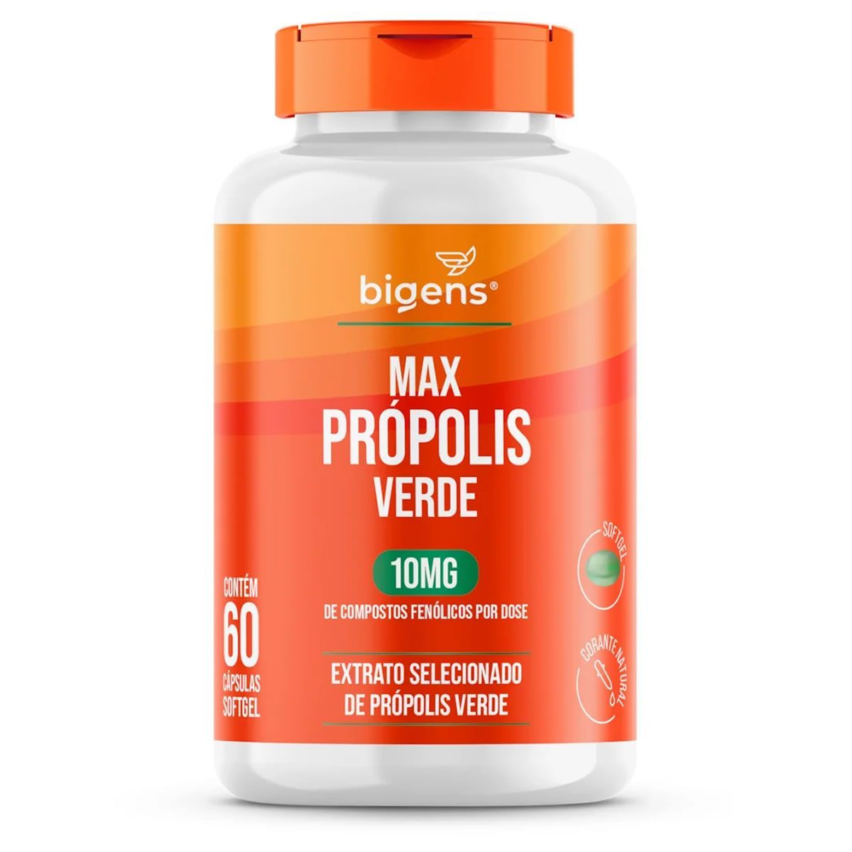 Max Pr�polis Verde - 60 C�psulas Softgel - Bigens