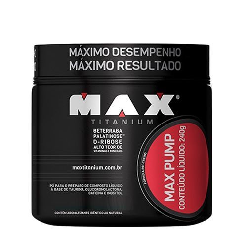 Max Pump - 240g Fruit Punch - Max Titanium