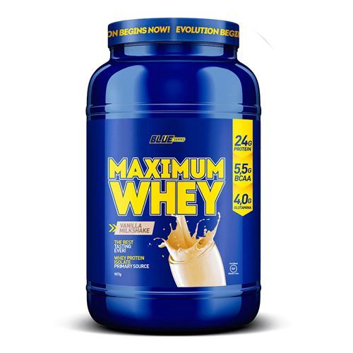 Maximum Whey - 907g Vanilla Milkshake - Blue Series