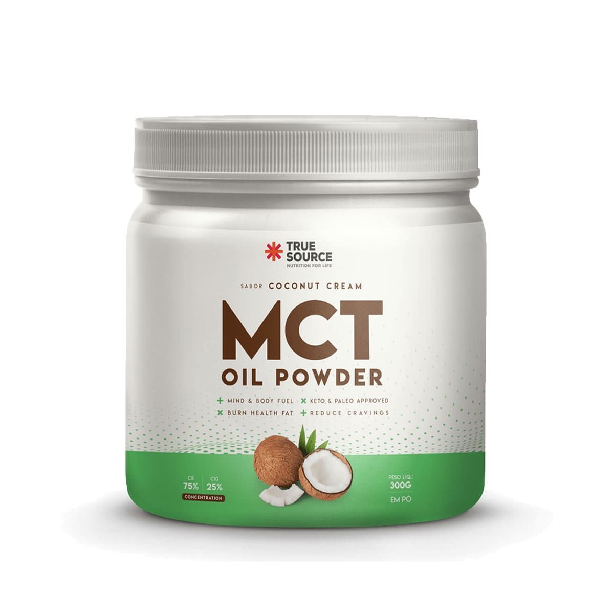 Mct Oil Powder - 300g  Coconut Cream - True Source*** Data Venc. 5/7/23