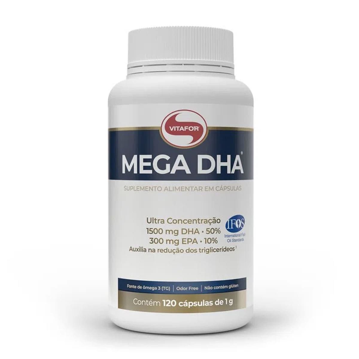 Mega Dha - 120 C�psulas - Vitafor