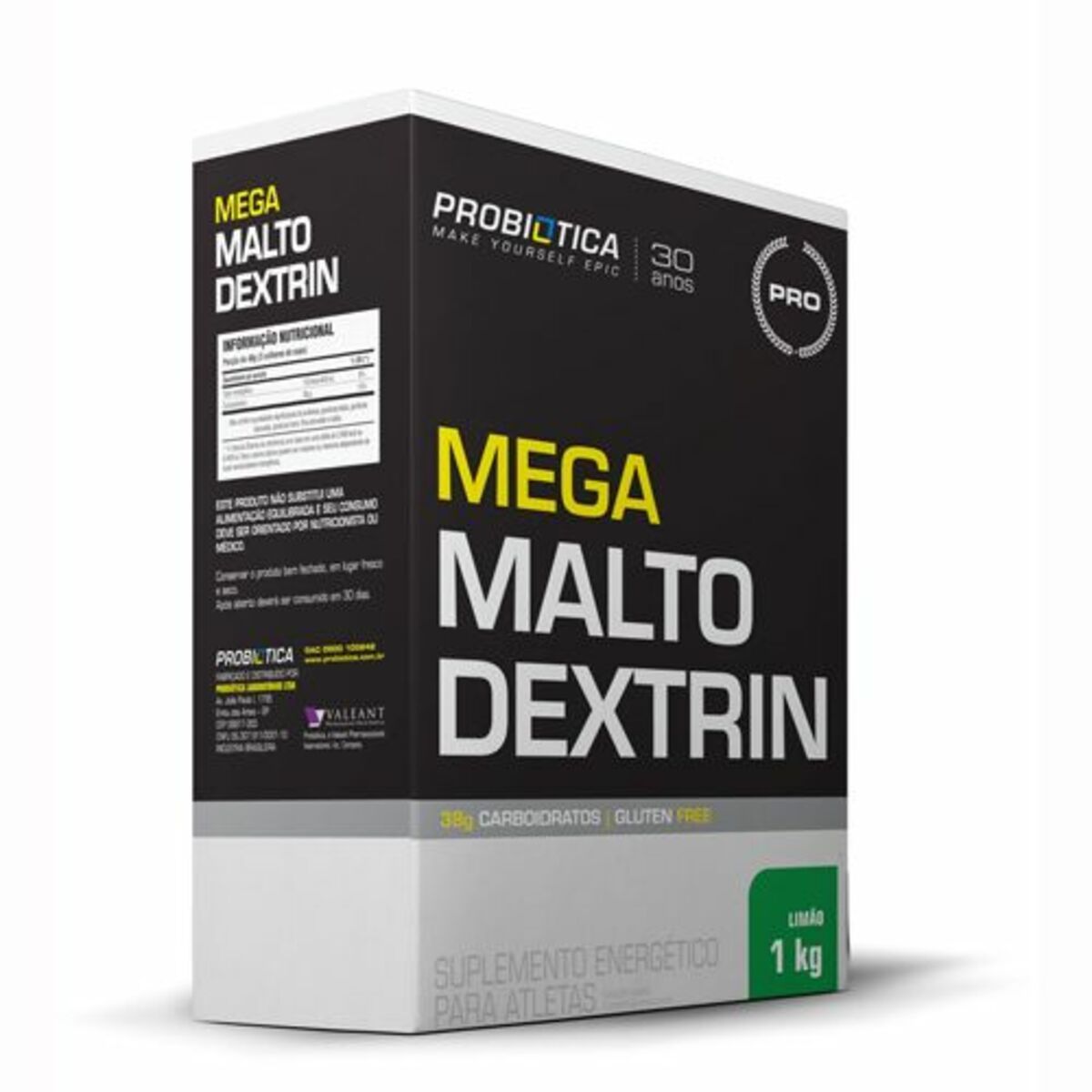 Mega Maltodextrin - 1 Kg Lim�o - Probi�tica