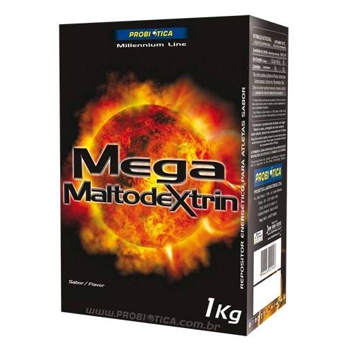 Mega Maltodextrin - 1 Kg Morango Silvestre - Probi�tica