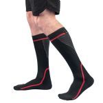 Meia de Compress�o Esportiva Par  - Preta Tamanho G - Vollo Sports
