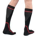 Meia de Compress�o Esportiva Par  - Preta Tamanho G - Vollo Sports