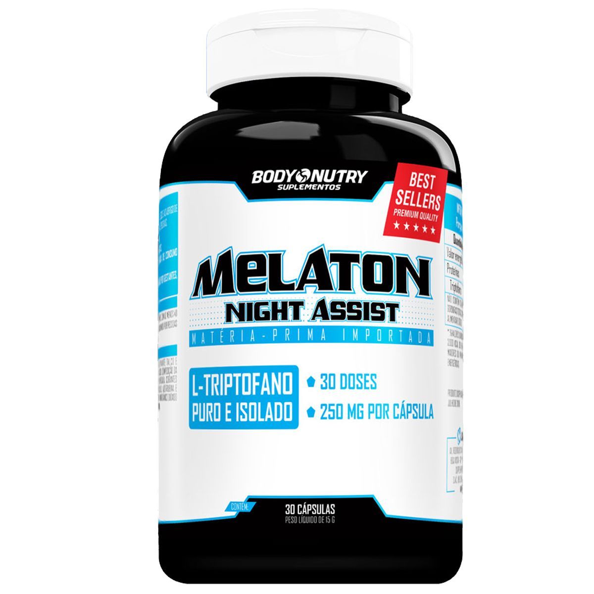 Melaton Night Assist - 30 C�psulas - Body Nutry