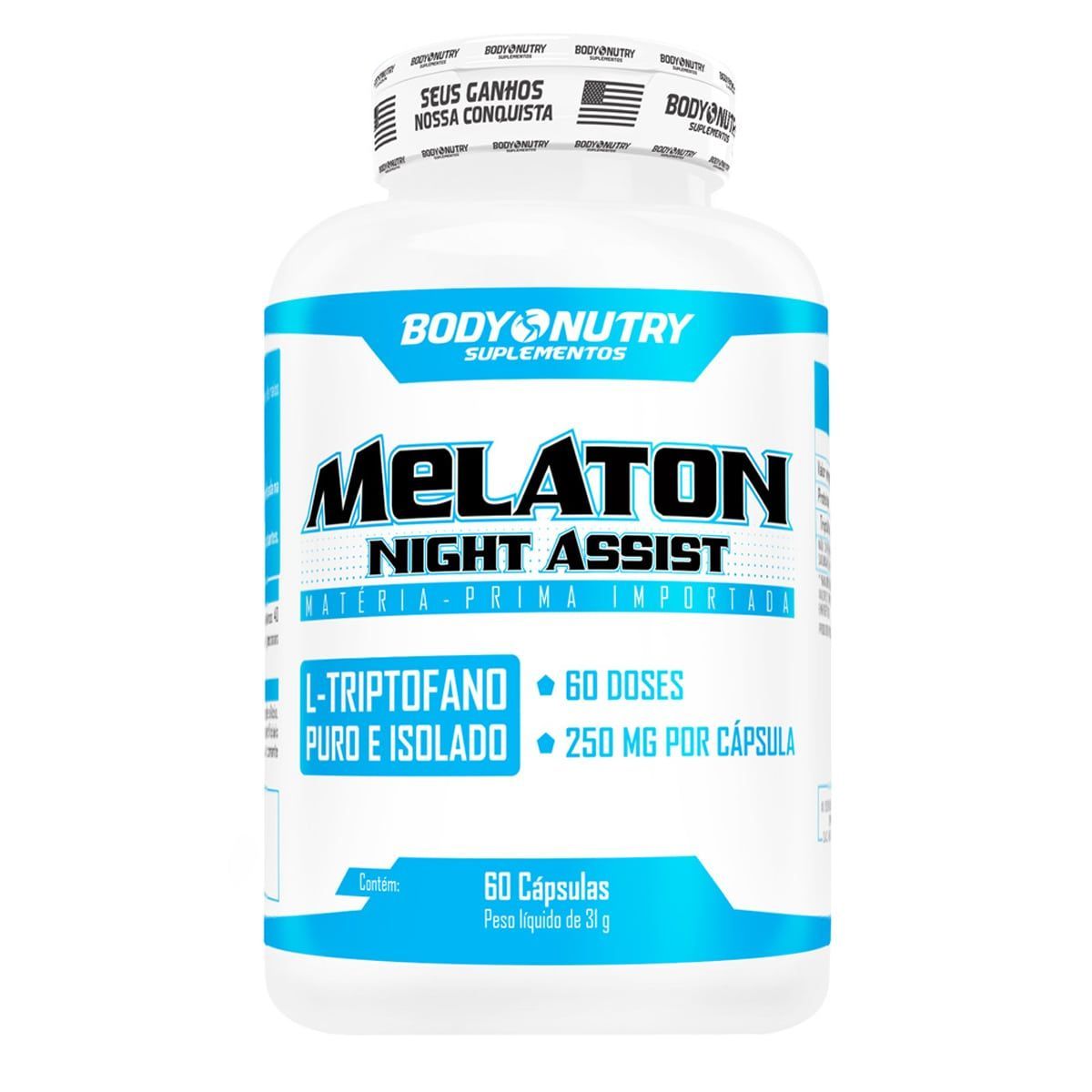 Melaton Night Assist Clinical Labs - 60 C�psulas - Body Nutry