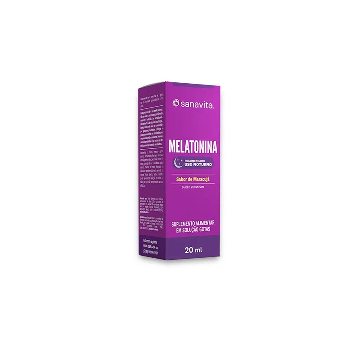 Melatonina -20ml Maracuj� - Sanavita