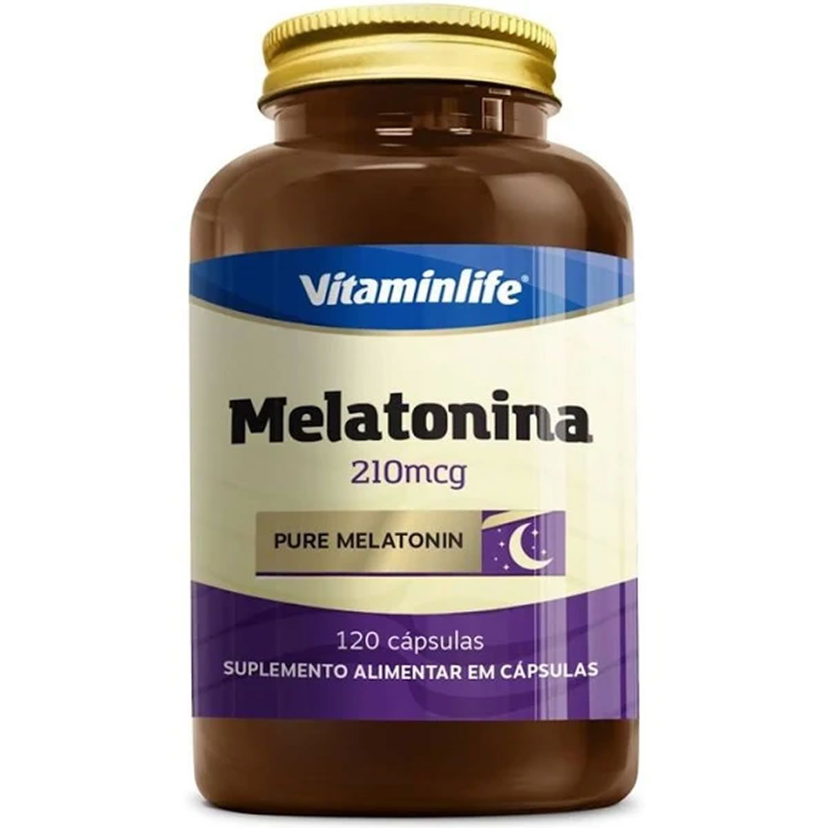 Melatonina 210mcg - 120 C�psulas - VitaminLife