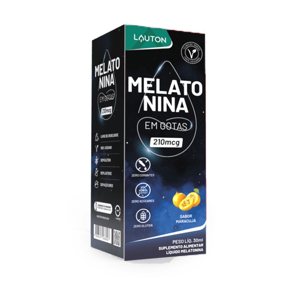 Melatonina -  210mcg 30ml Maracuj� - Lauton
