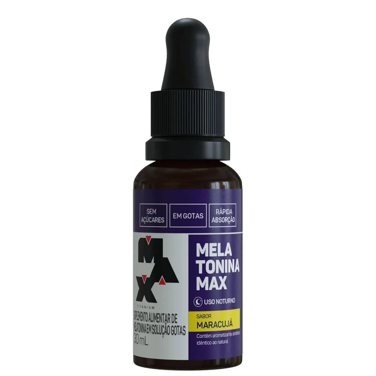 Melatonina - 30ml Maracuj� - Max Titanium*** Data Venc. 16/05/2025