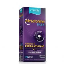 Melatonina Fast -  120 Comprimidos Sublinguais - Equaliv