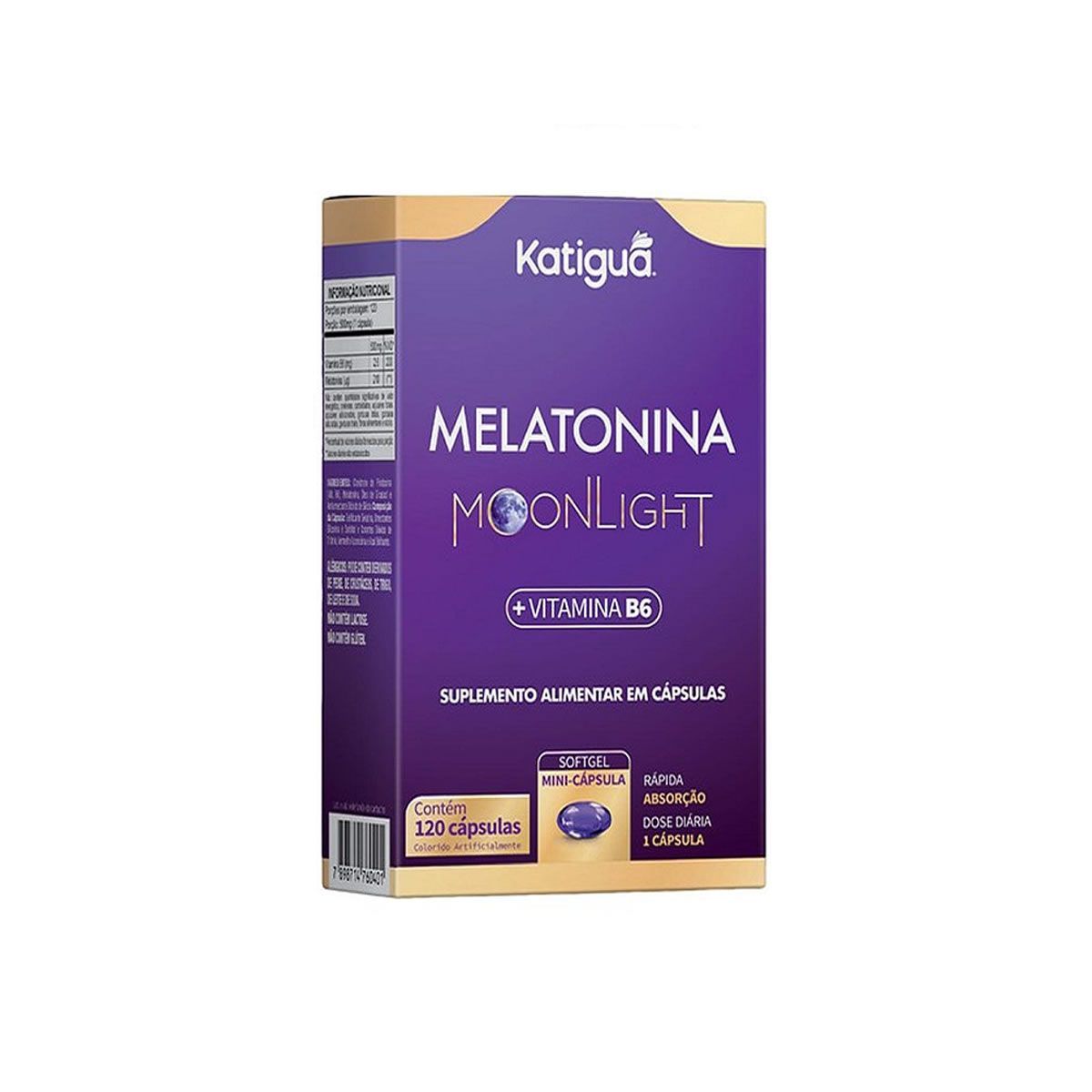 Melatonina Moonlight - 120 C�psulas - Katigu�
