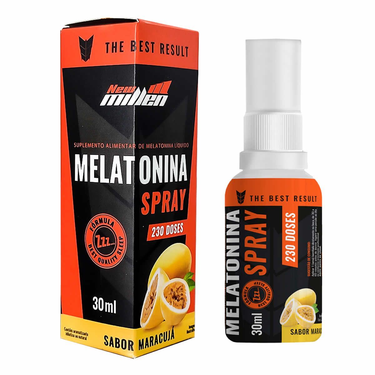 Melatonina Spray - 30ml Maracuj� - New Millen