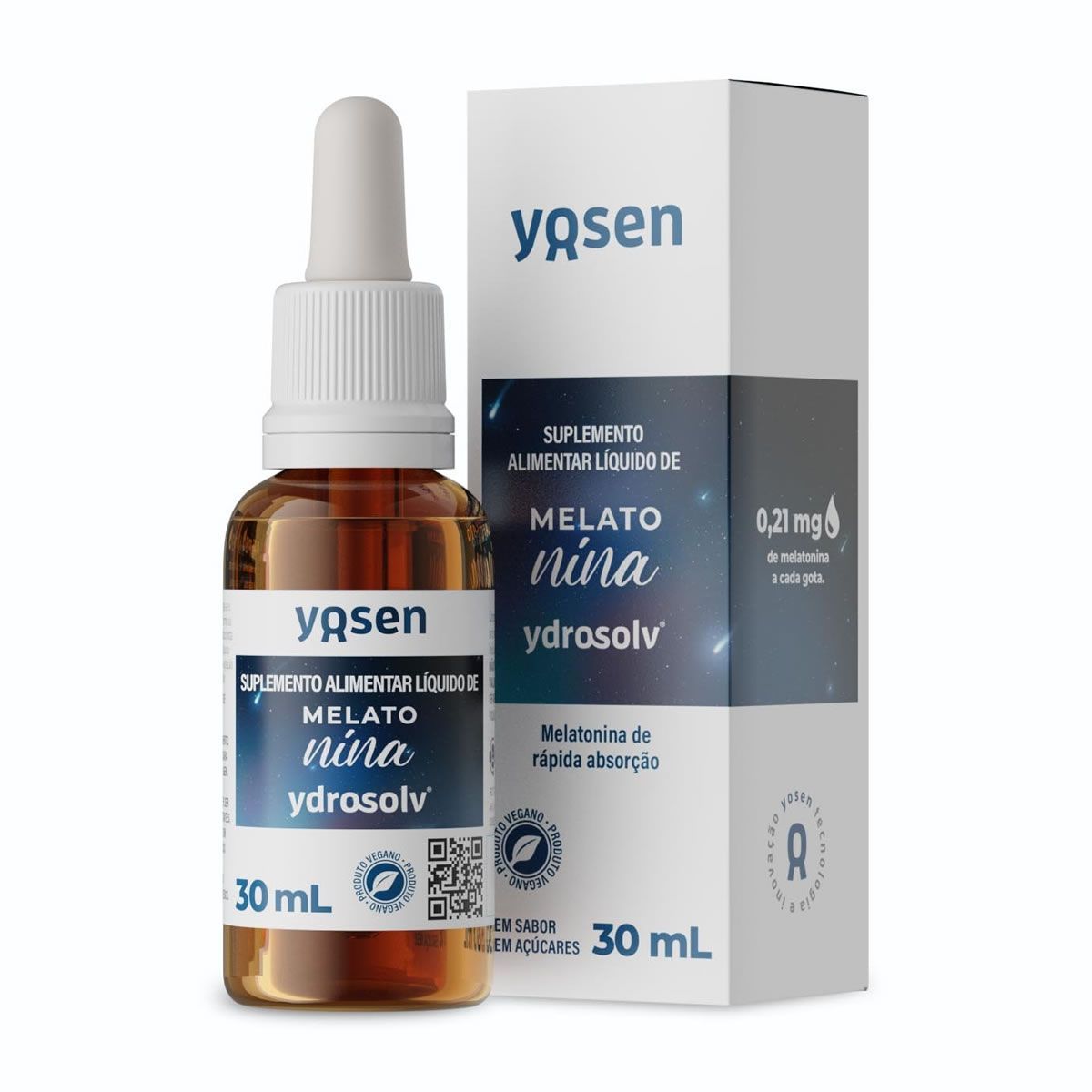 Melatonina Ydrosolv - 30ml Sem Sabor - Yosen