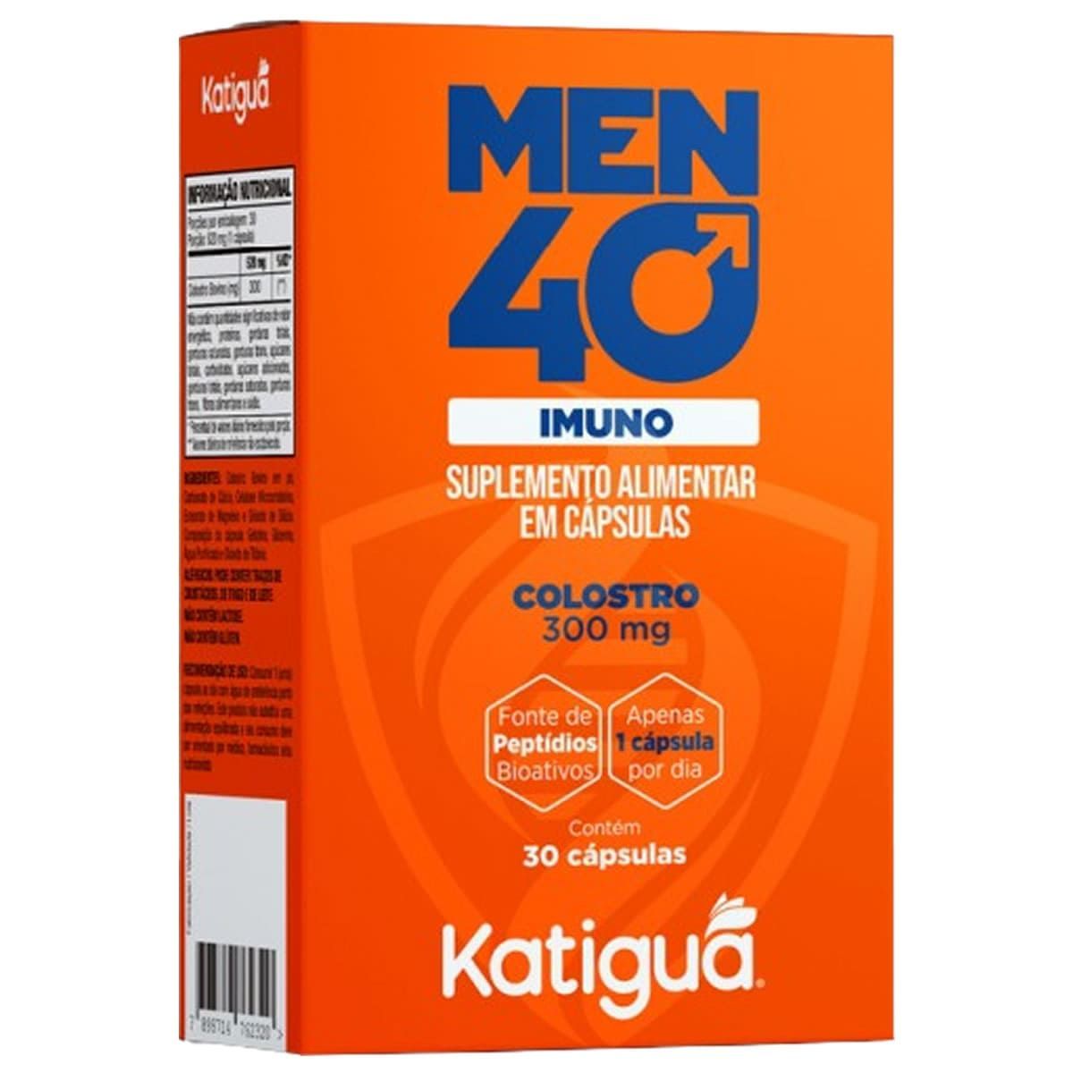 Men 40 Imuno Colostro - 30 C�psulas - Katigu�