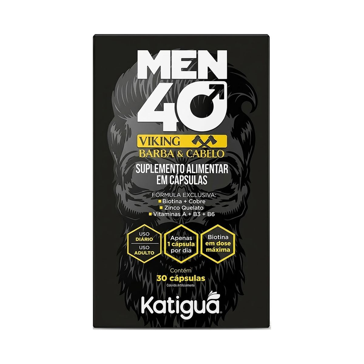 Men40 Viking - 30 C�psulas - Katigu�