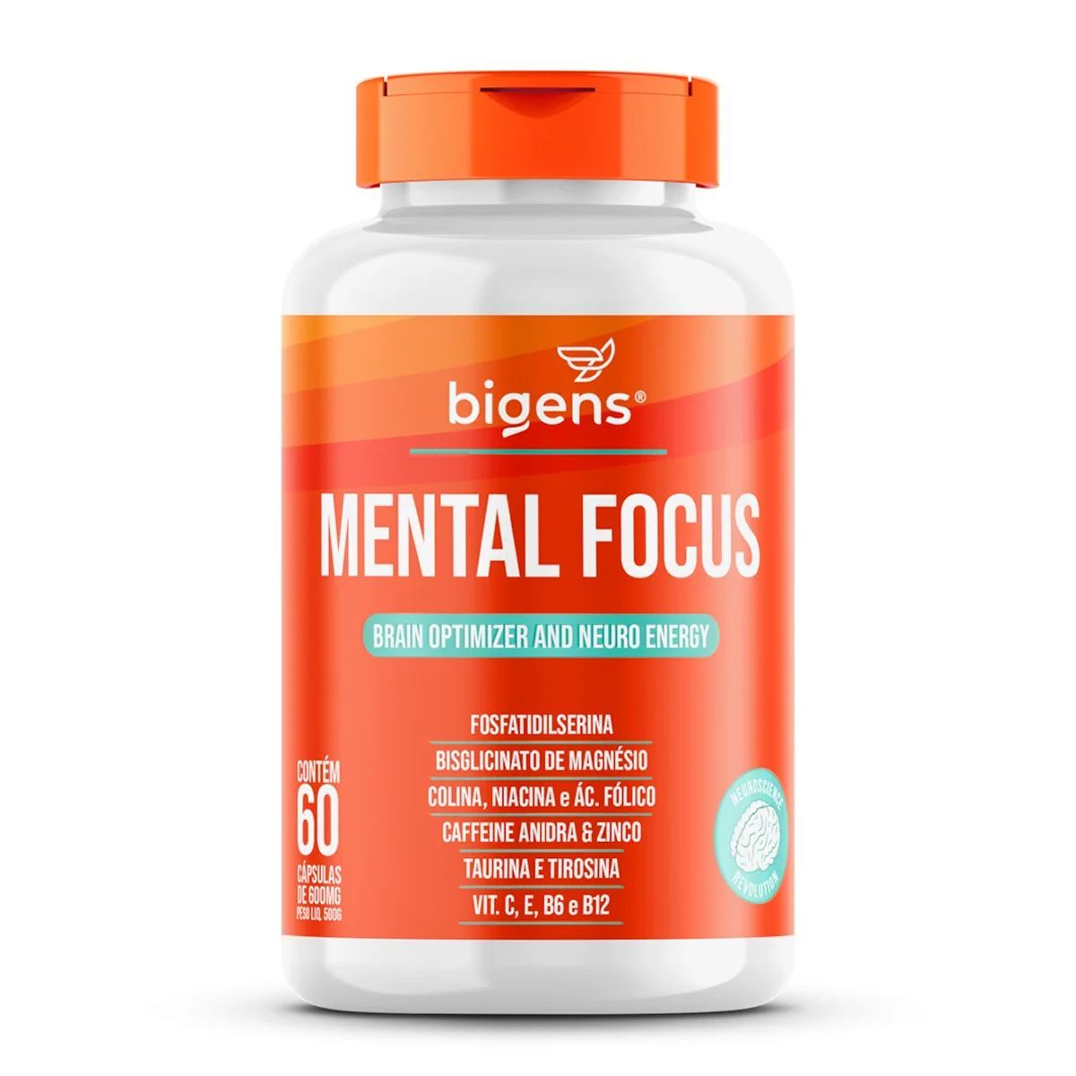 Mental Focus - 60 C�psulas - Bigens