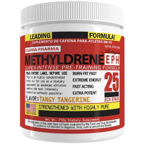 Methyldrene EPH 25 Eca Stack - 270g  Tangerina - Cloma Pharma