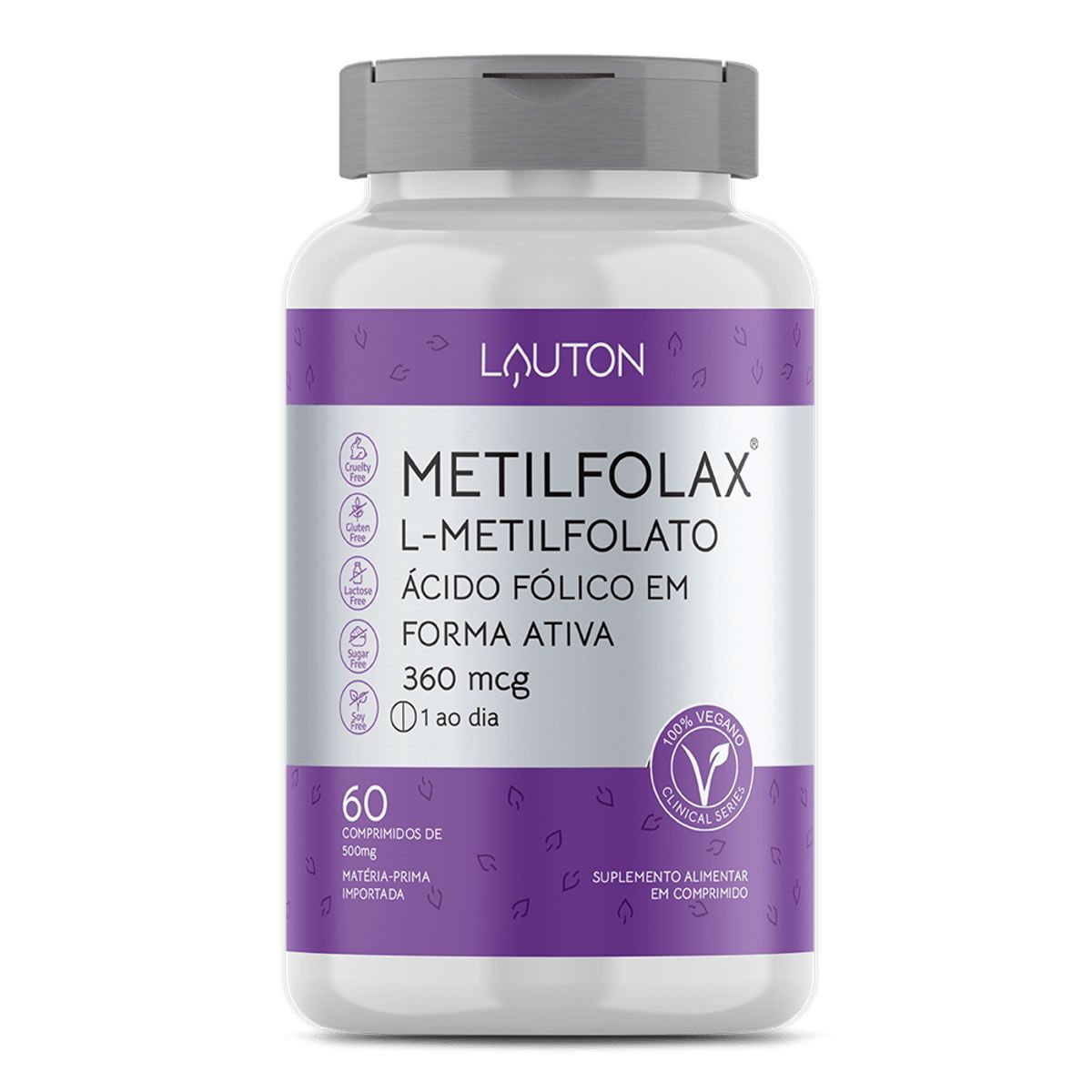 Metilfolax - 60 Comprimidos - Lauton Nutrition