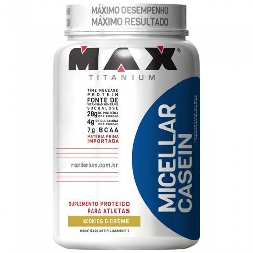 Micellar Casein - 900g Cookies e Creme - Max Titanium