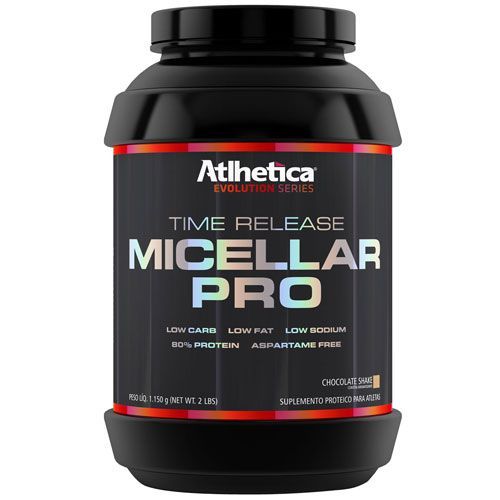 Micellar Pro Evolution Series Low Carb - 1150g Morango - Atlhetica