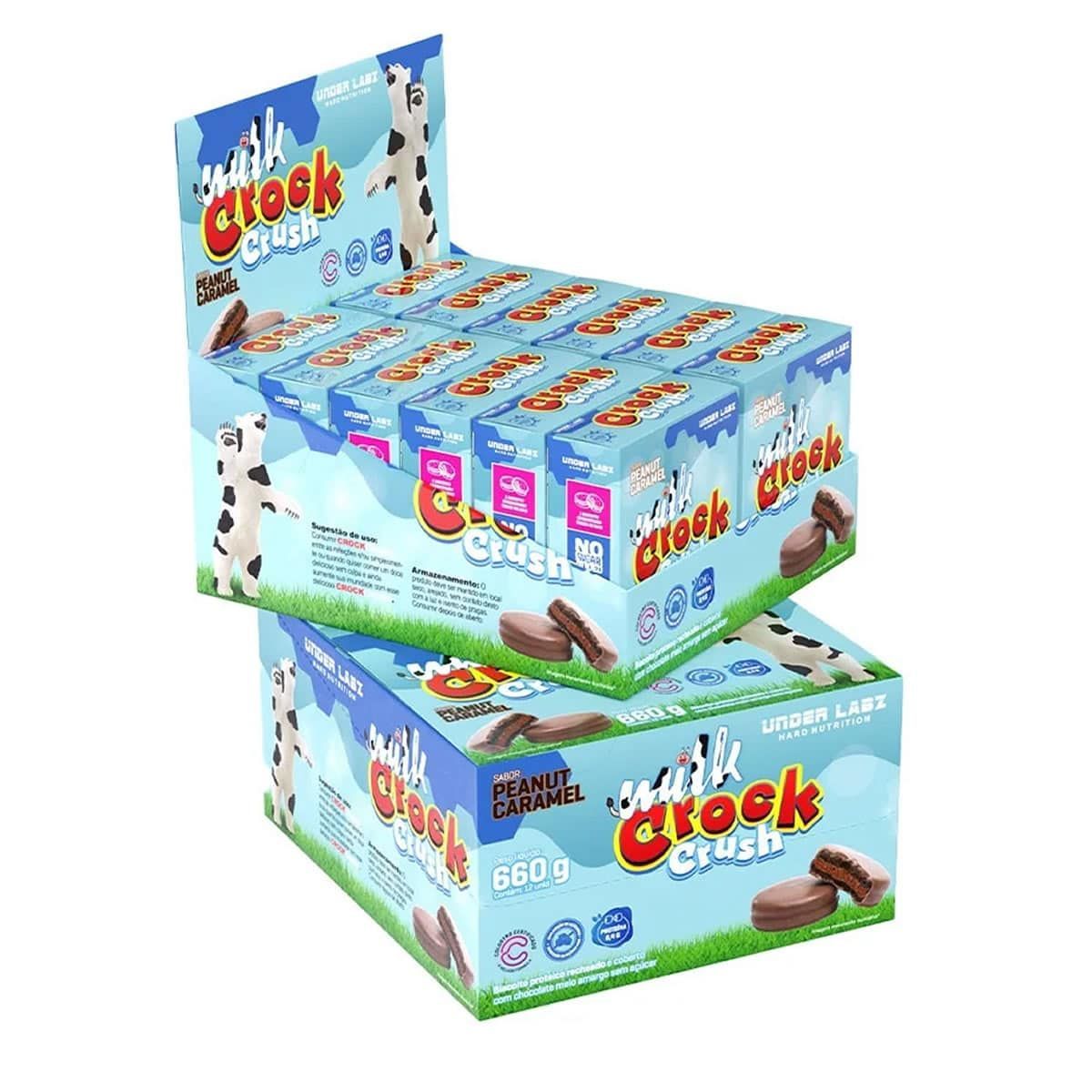 Milk Crock Crush - 12 Unidades 55g Peanut Caramel - Under Labz