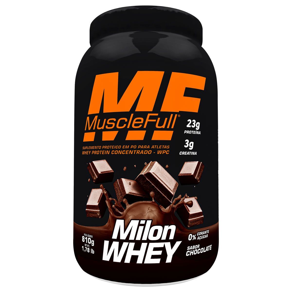 Milon Whey - 810g Chocolate - MuscleFull