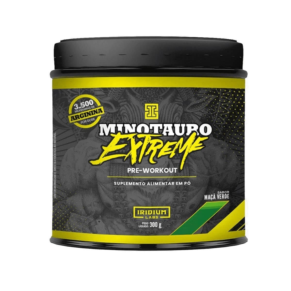 Minotauro Extreme Pr� Workut - 300g Ma�� Verde - Iridium Labs