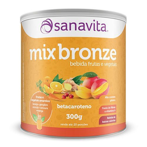 Mix Bronze - 300g Frutas e Vegetais Amarelos - Sanavita