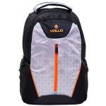 Mochila Vollo Sprint - Preto, Cinza Claro e Laranja - Vollo Sports