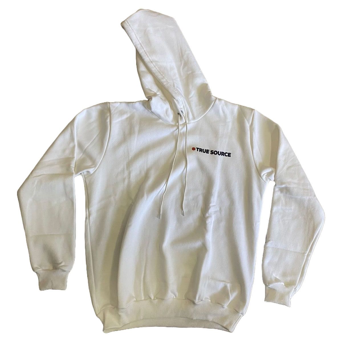 Moletom Com Capuz B�sico - Off White Tamanho M - True Source