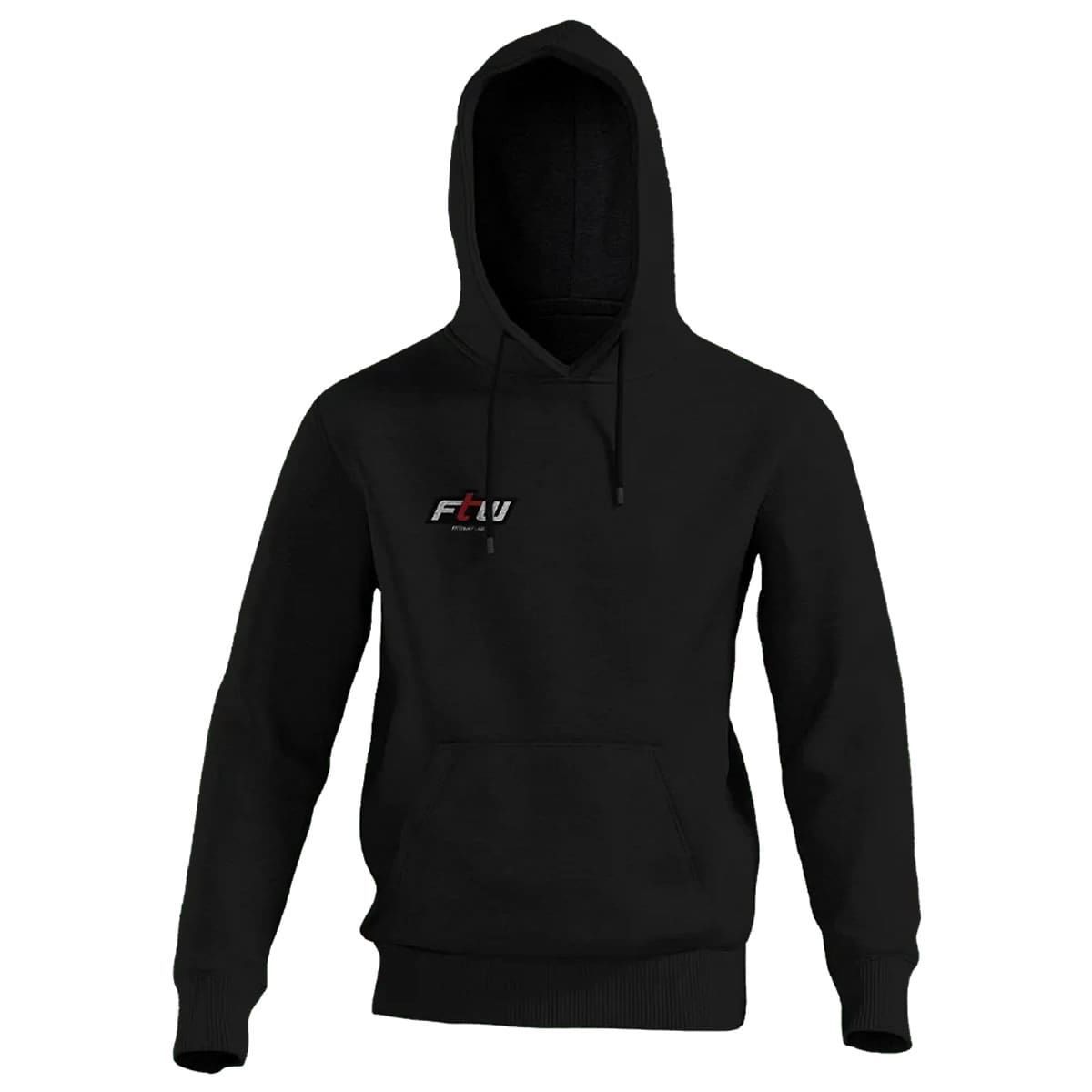 Moletom Com Capuz - Tamanho G Preto - FTW