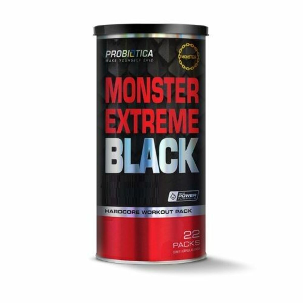 Monster Extreme Black New Power Formula - 22 Packs - Probi�tica*** Data Venc. 28/10/2022