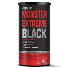 Monster Extreme Black New Power Formula - 22 Packs - Probi�tica